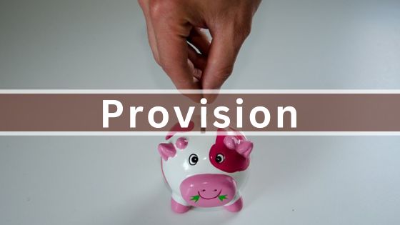 provision meaning in hindi